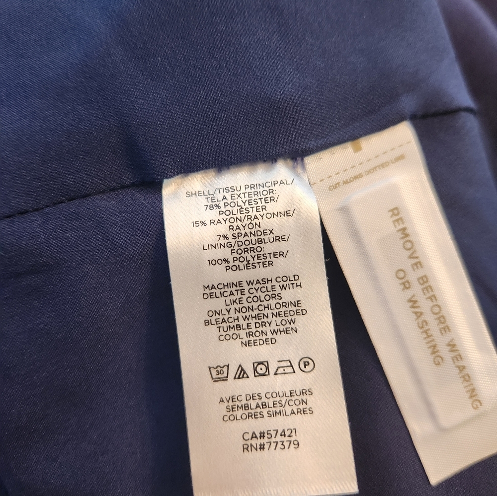 NEW Ann Taylor Navy Blazer Size 2 - Picture 7 of 7